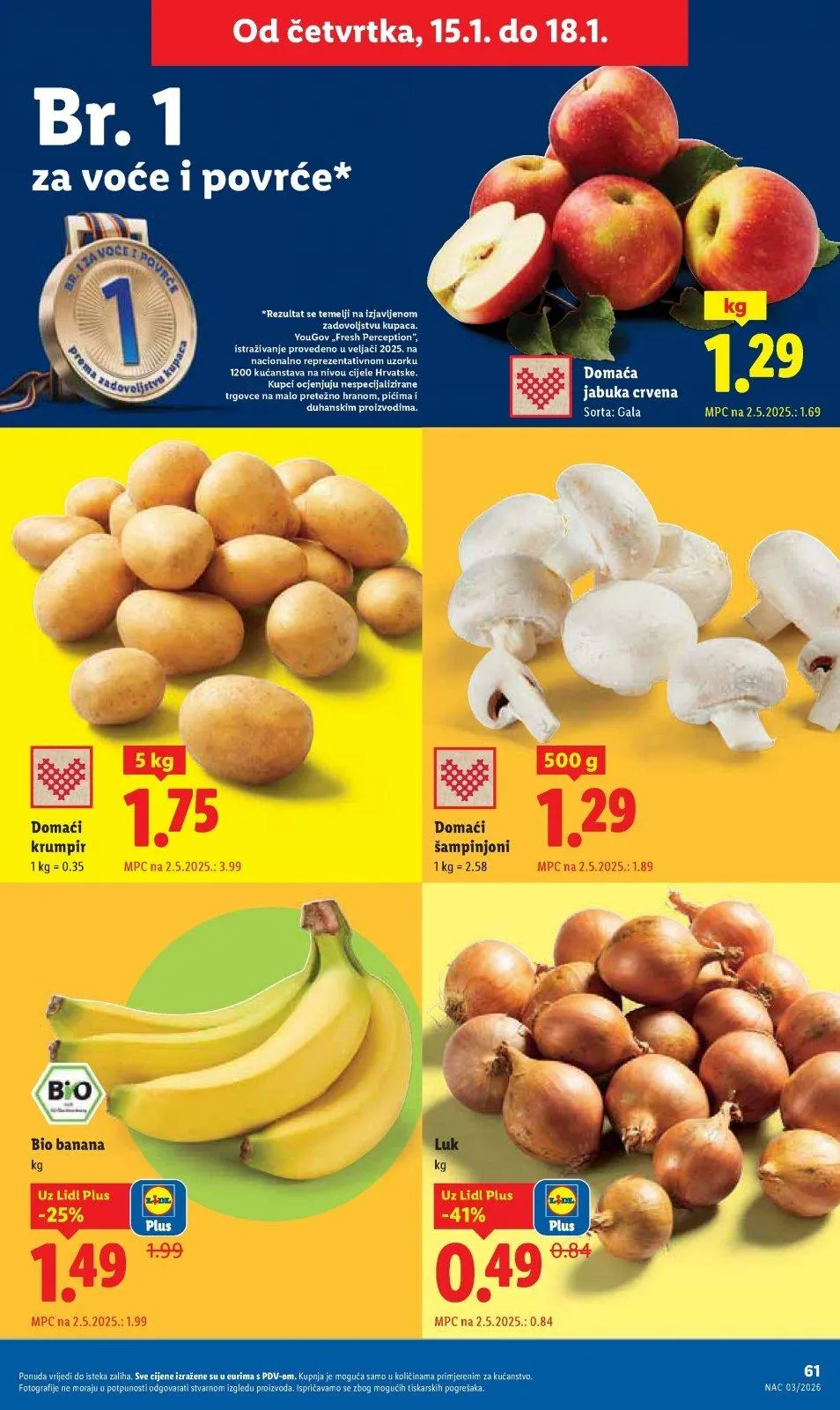 Katalog Lidl katalog do 18.01.2026 od 15. siječnja do 18. siječnja 2026. - Pregled Stranica 61