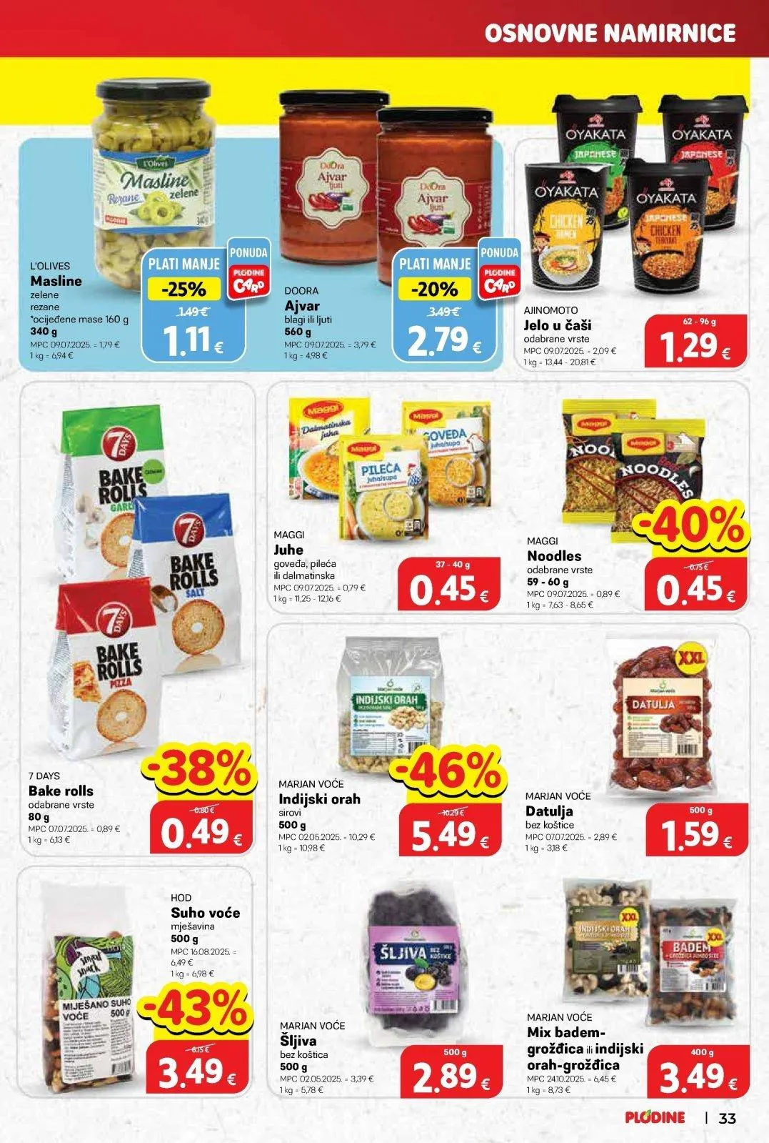 Katalog Plodine katalog do 09.12.2025 od 3. prosinca do 9. prosinca 2025. - Pregled Stranica 33