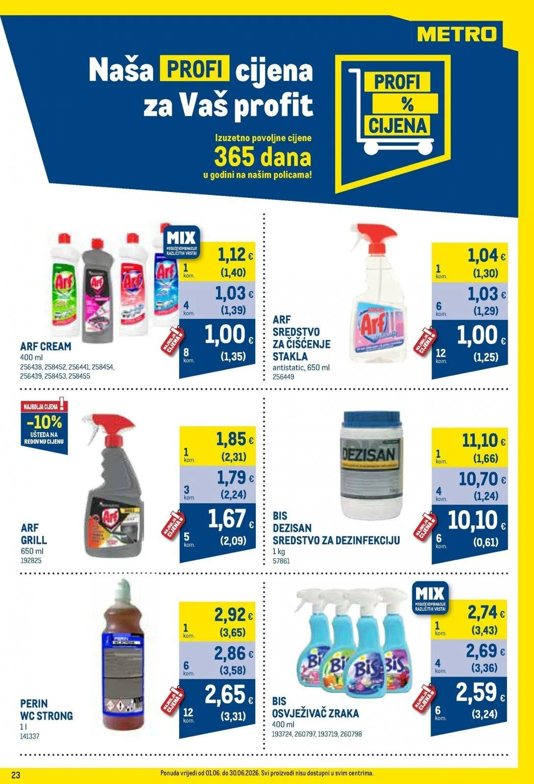 Katalog Metro katalog do 01.07.2026 od 9. lipnja do 1. srpnja 2026. - Pregled Stranica 23