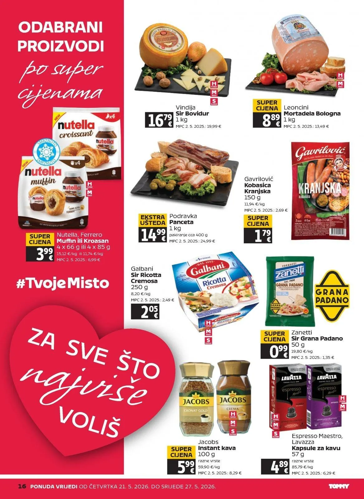 Katalog Tommy katalog do 27.05.2026 od 21. svibnja do 27. svibnja 2026. - Pregled Stranica 16