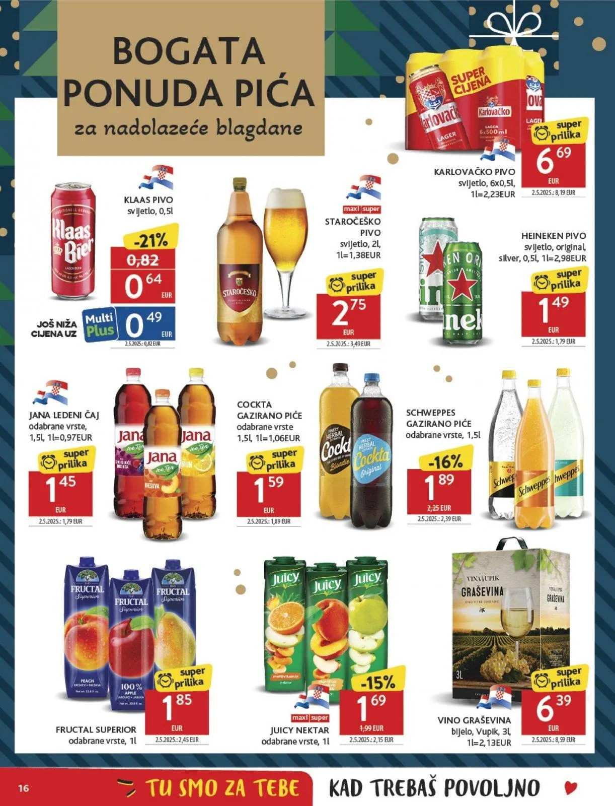 Katalog Konzum katalog do 24.12.2025 od 17. prosinca do 24. prosinca 2025. - Pregled Stranica 16