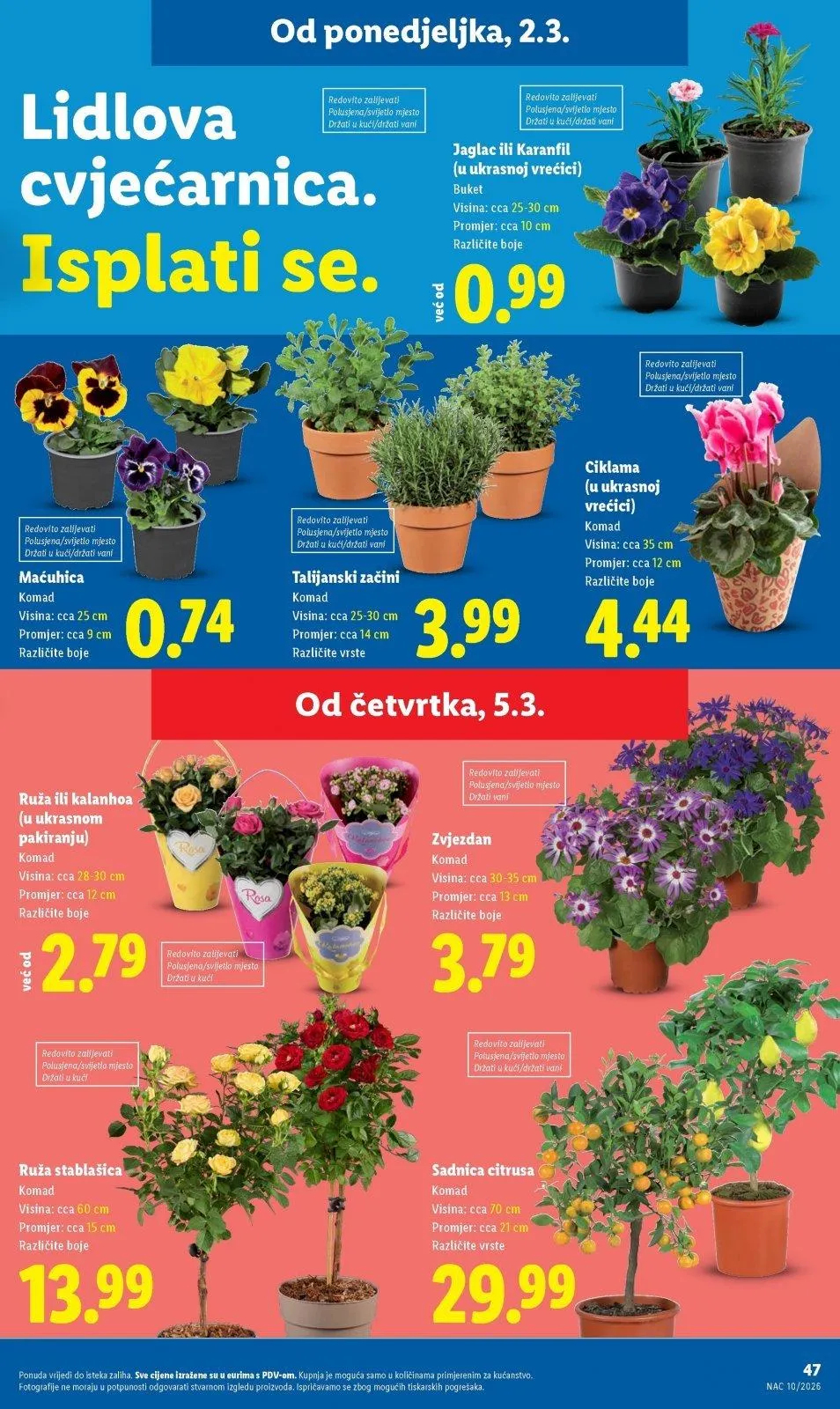 Katalog Lidl katalog do 08.03.2026 od 26. veljače do 8. ožujka 2026. - Pregled Stranica 47