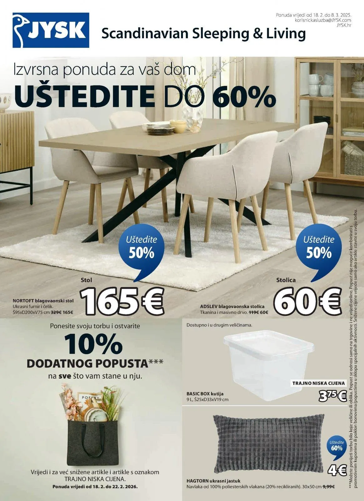 Katalog JYSK katalog do 08.03.2026 od 21. veljače do 8. ožujka 2026. - Pregled Stranica 2