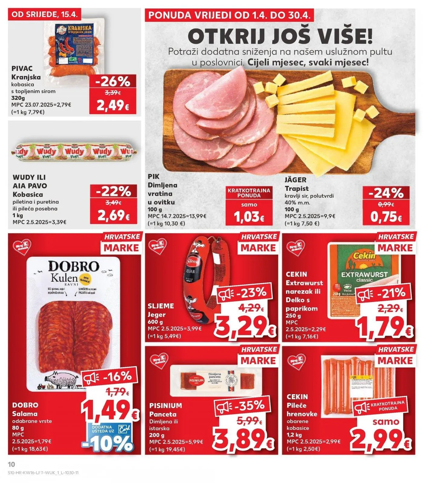 Katalog Kaufland katalog do 21.04.2026 od 15. travnja do 21. travnja 2026. - Pregled Stranica 10