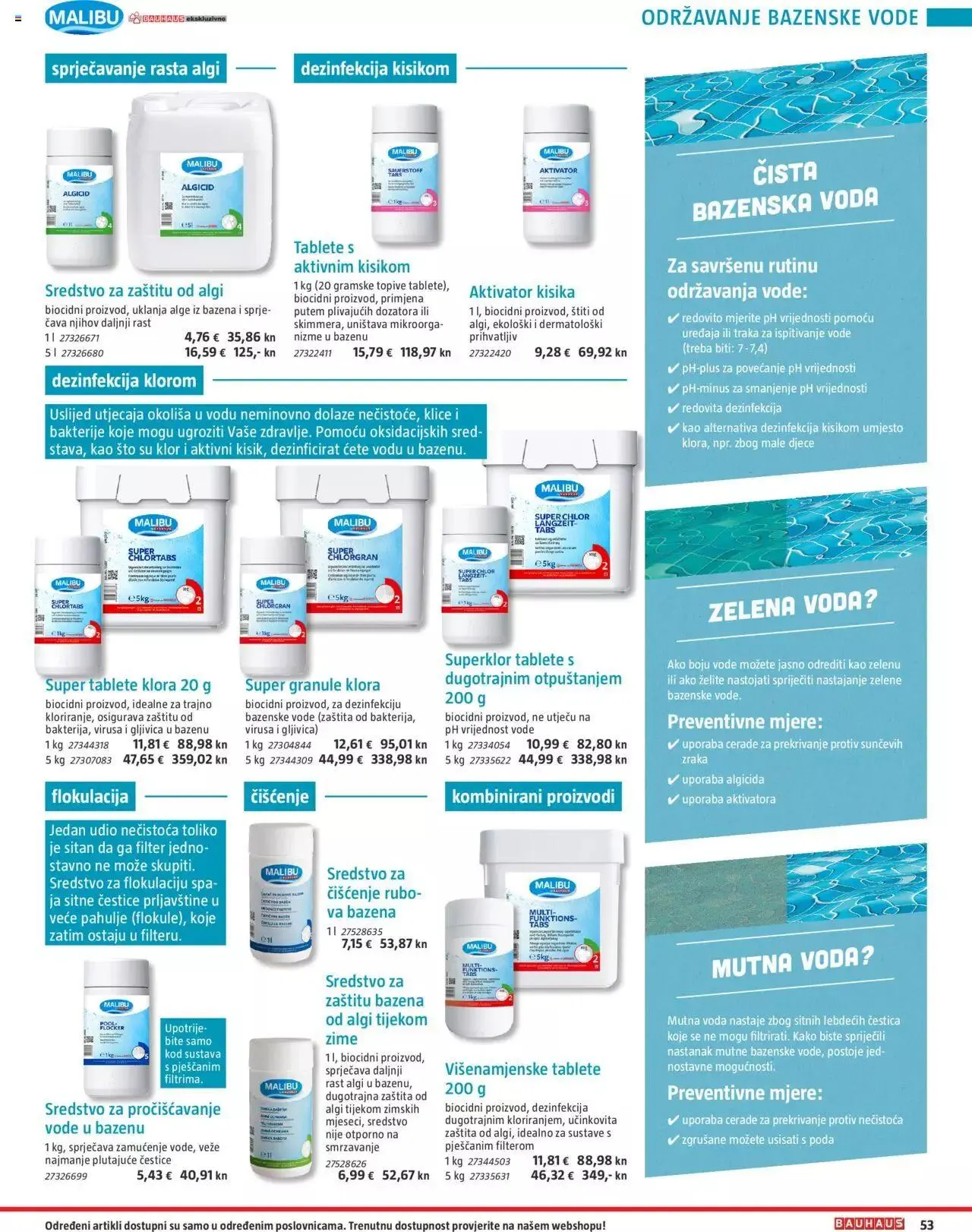 Katalog Vrtni namještaj Bauhaus od 24. ožujka do 31. srpnja 2023. - Pregled Stranica 53