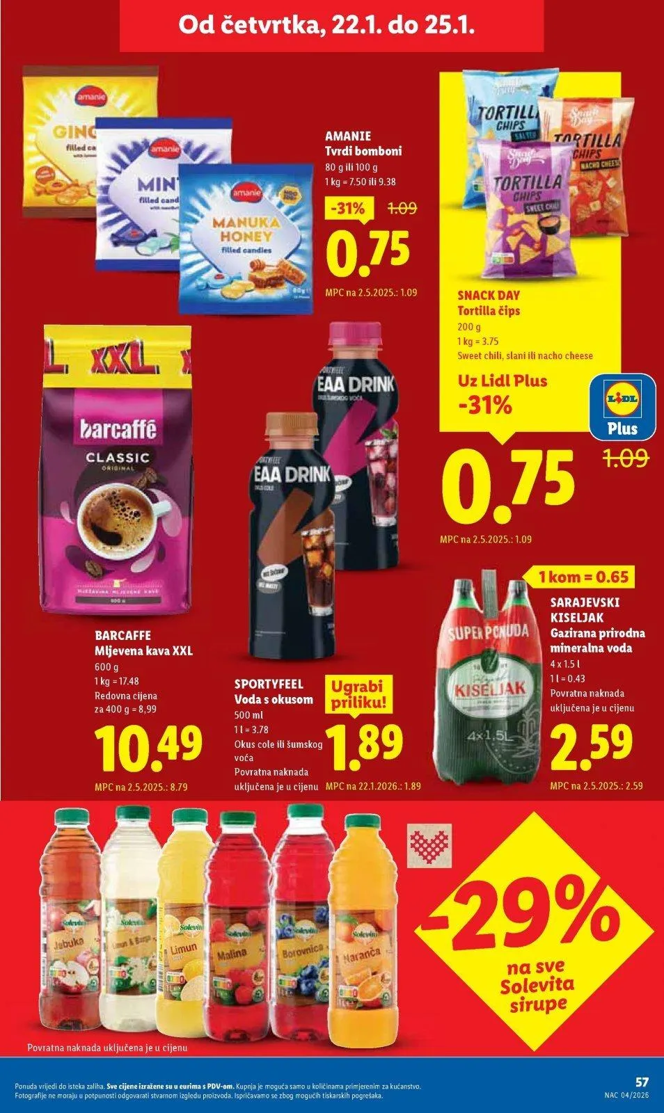 Katalog Lidl katalog do 25.01.2026 od 15. siječnja do 25. siječnja 2026. - Pregled Stranica 57