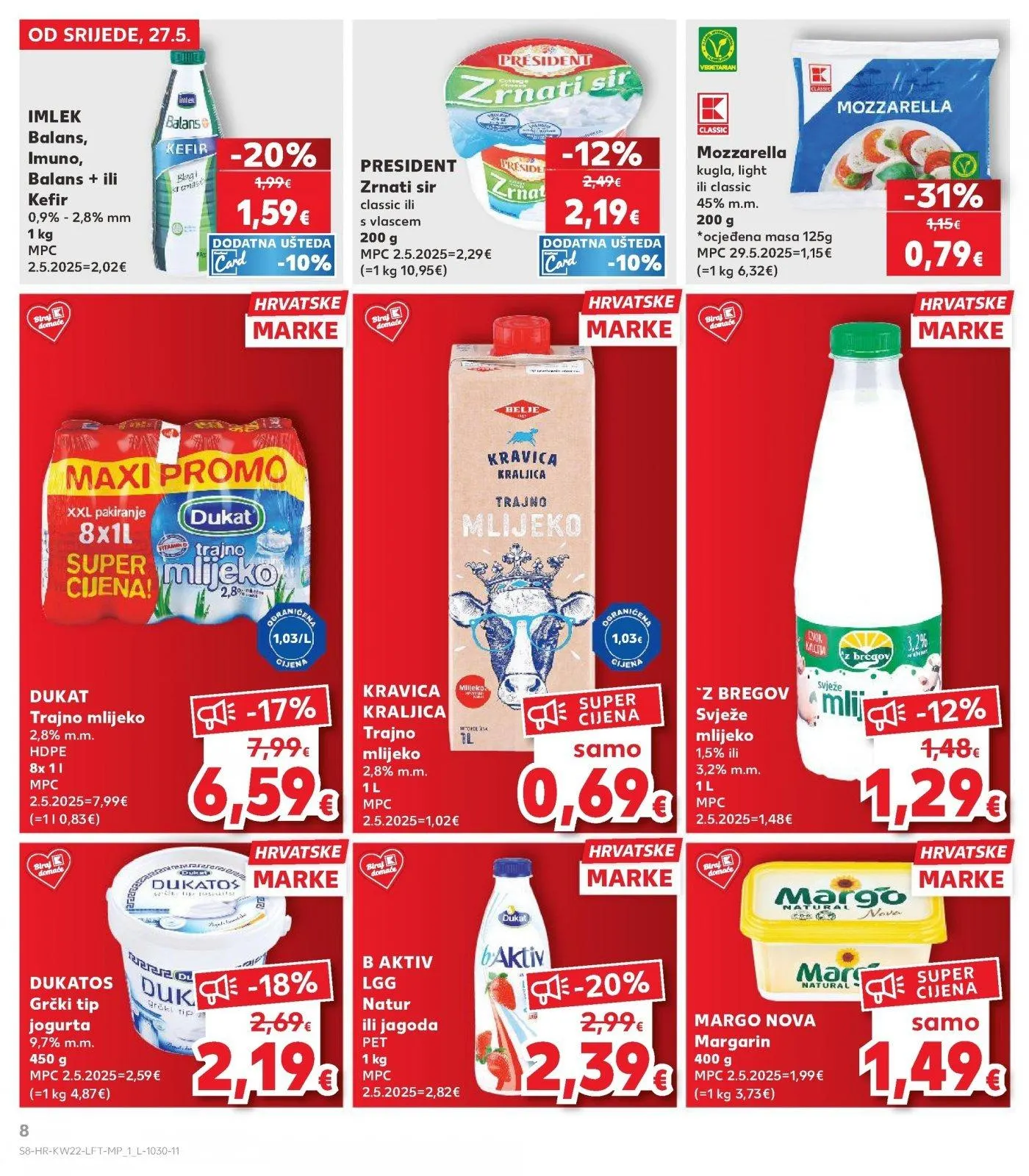 Katalog Kaufland katalog do 02.06.2026 od 27. svibnja do 2. lipnja 2026. - Pregled Stranica 8