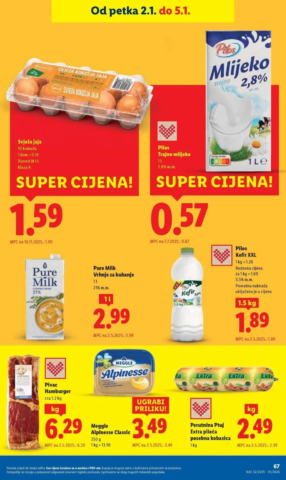 Katalog Lidl katalog do 05.01.2026 od 18. prosinca do 5. siječnja 2026. - Pregled Stranica 67