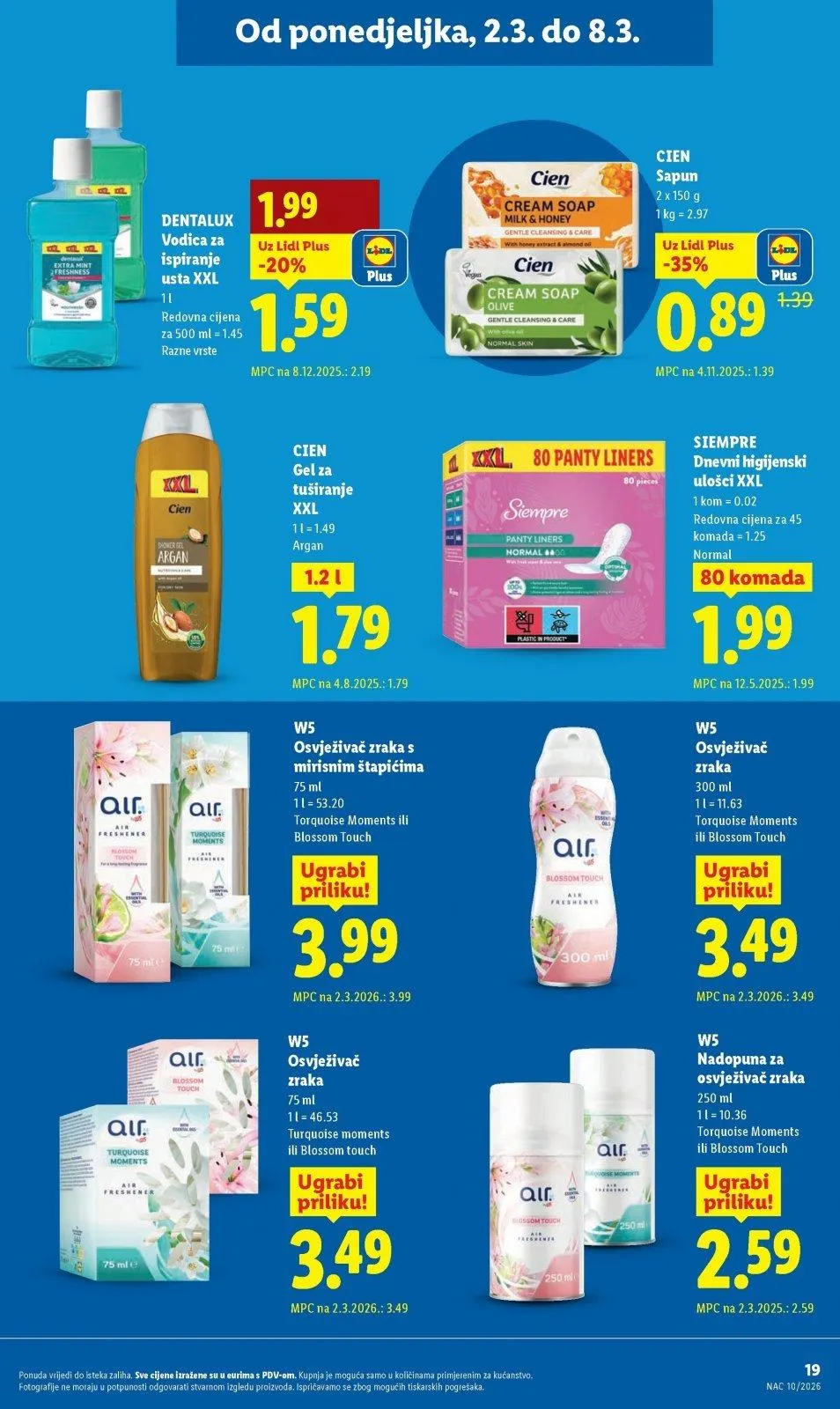 Katalog Lidl katalog do 08.03.2026 od 26. veljače do 8. ožujka 2026. - Pregled Stranica 19