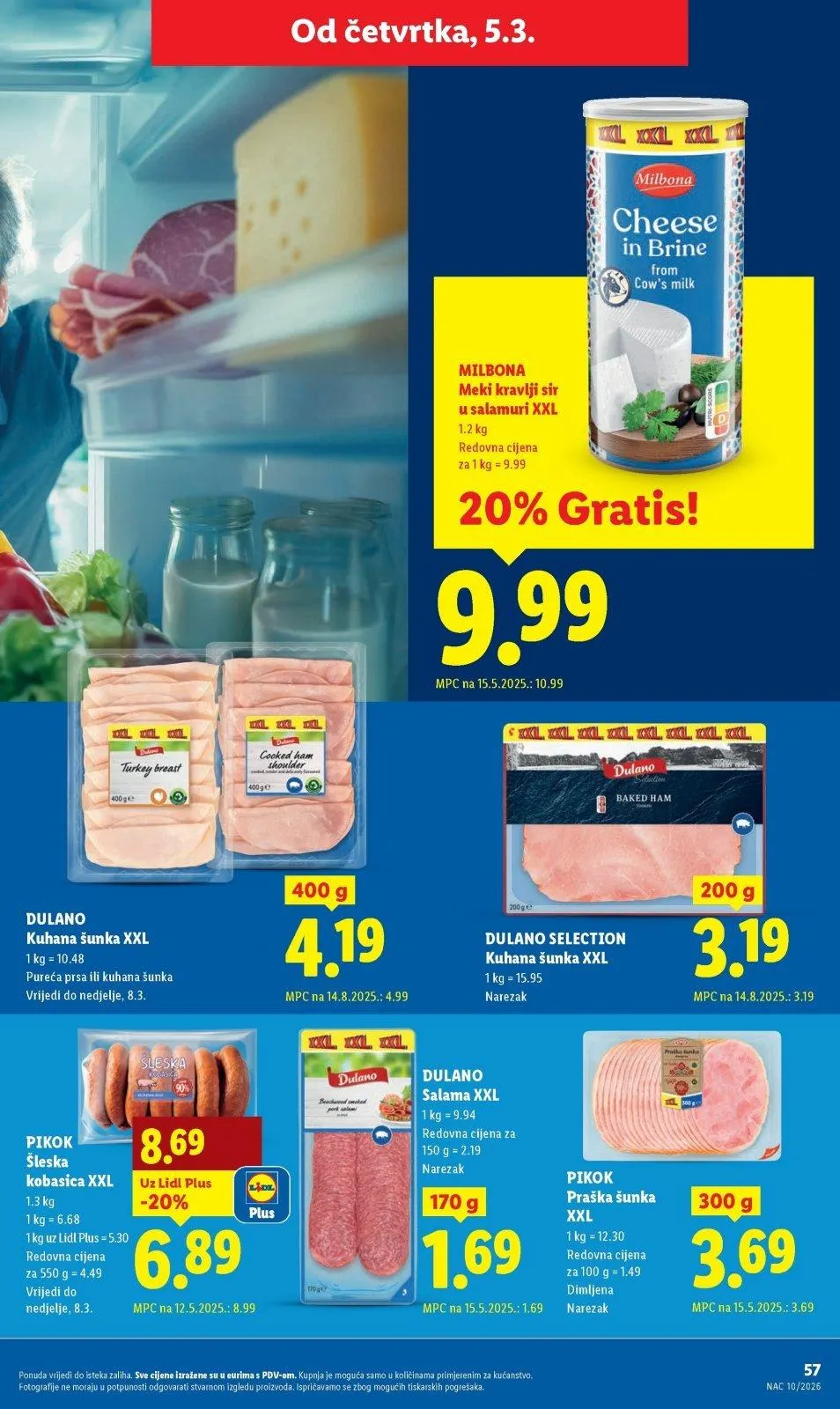 Katalog Lidl katalog do 08.03.2026 od 26. veljače do 8. ožujka 2026. - Pregled Stranica 57
