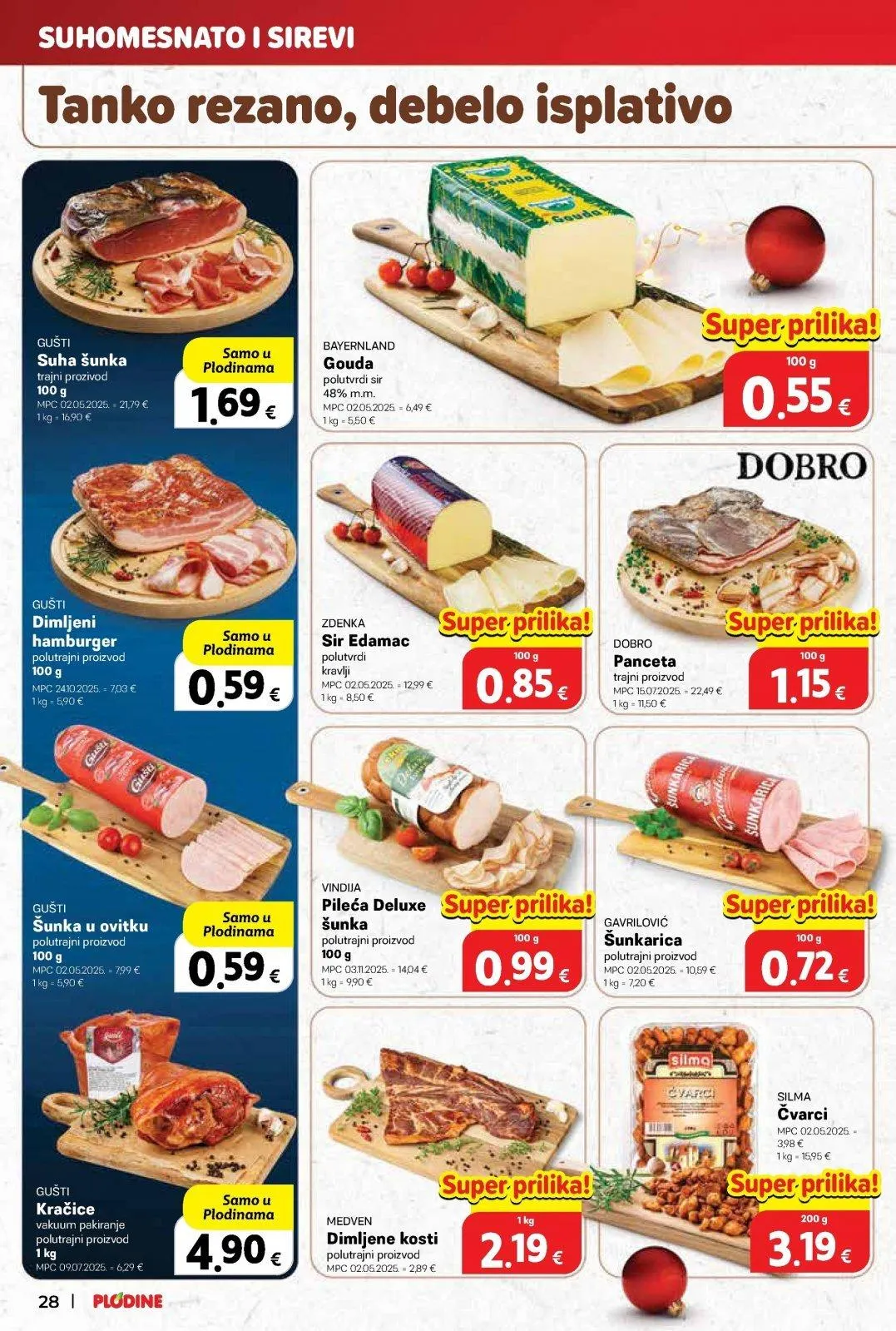 Katalog Plodine katalog do 09.12.2025 od 3. prosinca do 9. prosinca 2025. - Pregled Stranica 28