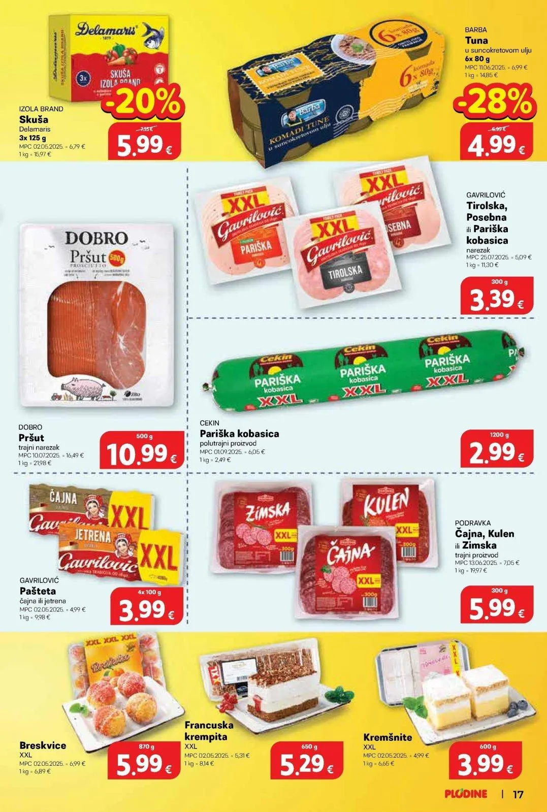 Katalog Plodine katalog do 19.05.2026 od 13. svibnja do 19. svibnja 2026. - Pregled Stranica 17
