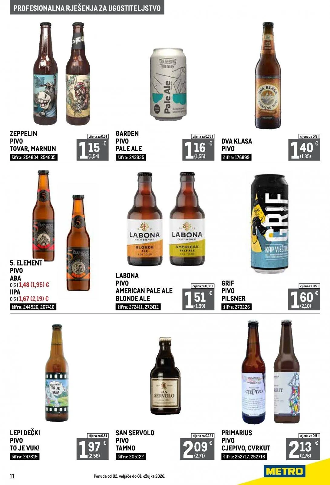 Katalog Metro katalog do 02.03.2026 od 7. veljače do 2. ožujka 2026. - Pregled Stranica 11