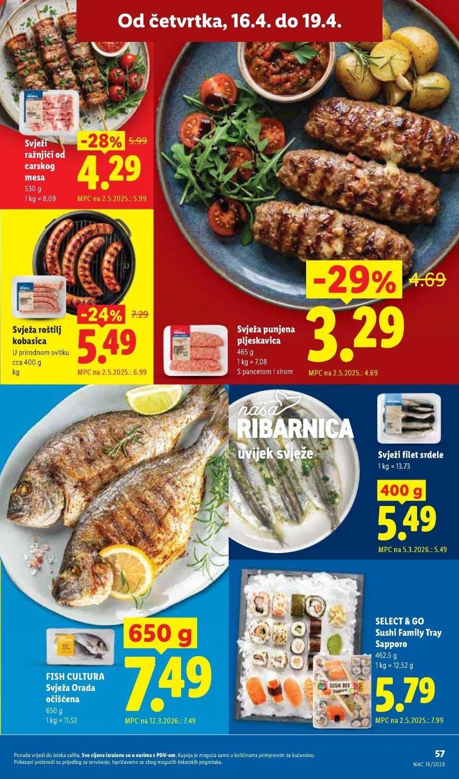Katalog Lidl katalog do 19.04.2026 od 9. travnja do 19. travnja 2026. - Pregled Stranica 57