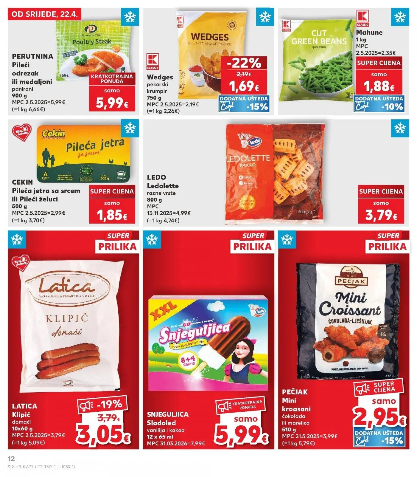 Katalog Kaufland katalog do 28.04.2026 od 22. travnja do 28. travnja 2026. - Pregled Stranica 12