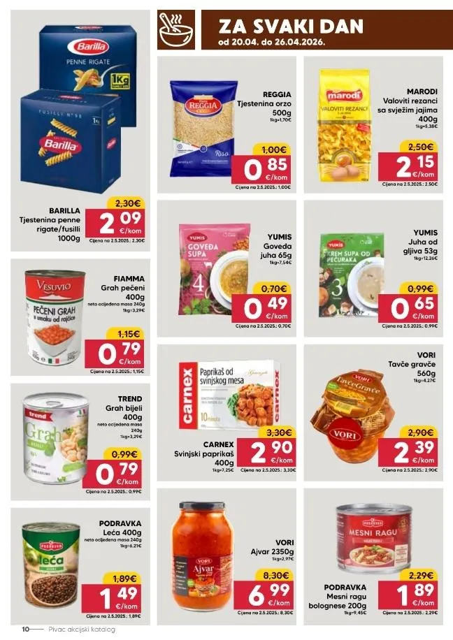 Katalog Pivac katalog do 26.04.2026 od 20. travnja do 26. travnja 2026. - Pregled Stranica 10