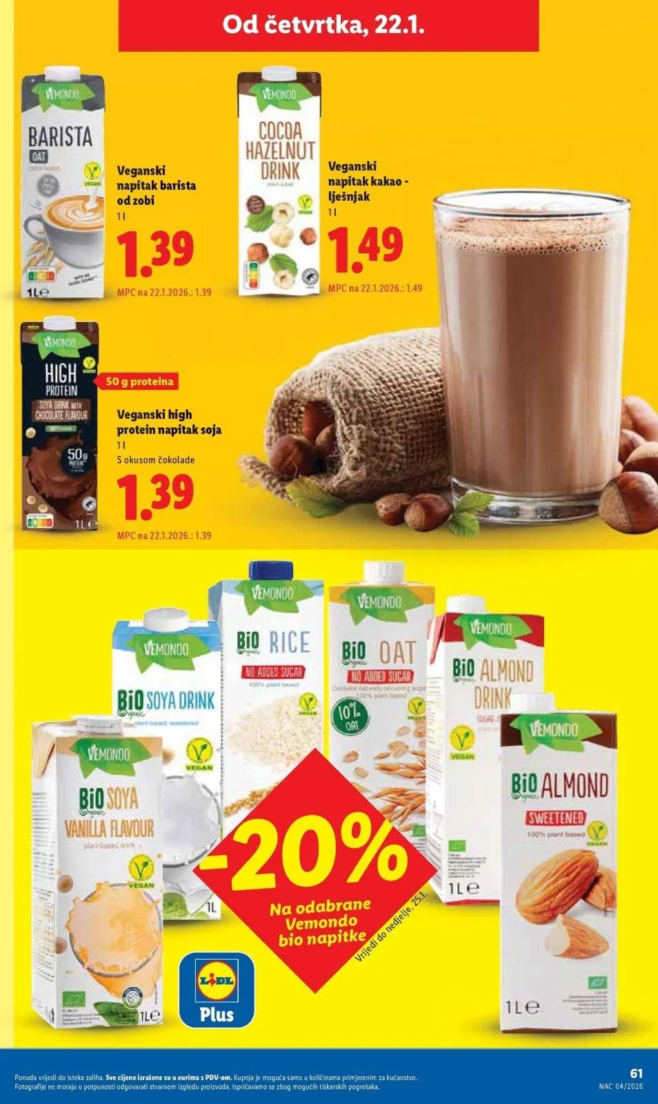 Katalog Lidl katalog do 25.01.2026 od 15. siječnja do 25. siječnja 2026. - Pregled Stranica 61