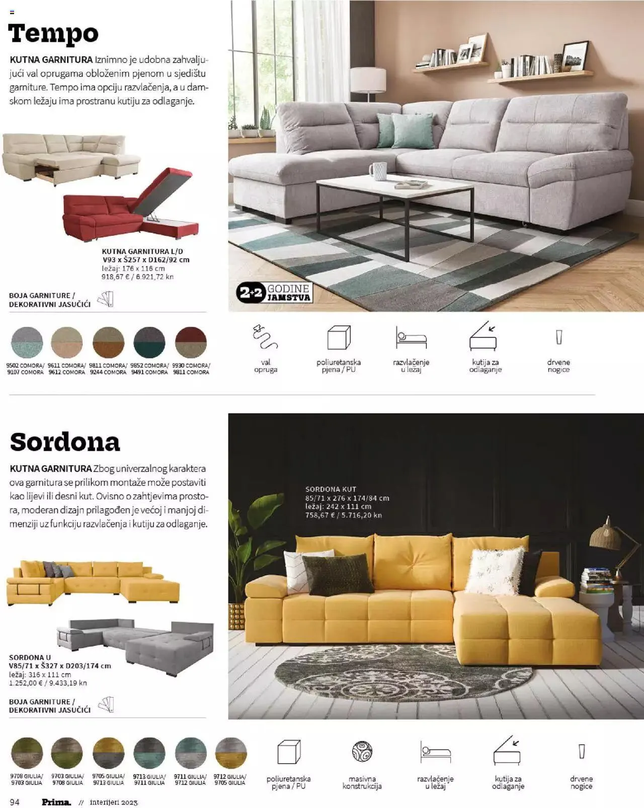Katalog Katalog interijeri 2023 Prima od 20. veljače do 31. prosinca 2023. - Pregled Stranica 96