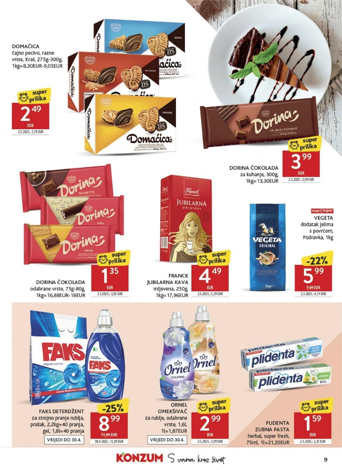 Katalog Konzum katalog do 21.04.2026 od 16. travnja do 21. travnja 2026. - Pregled Stranica 9