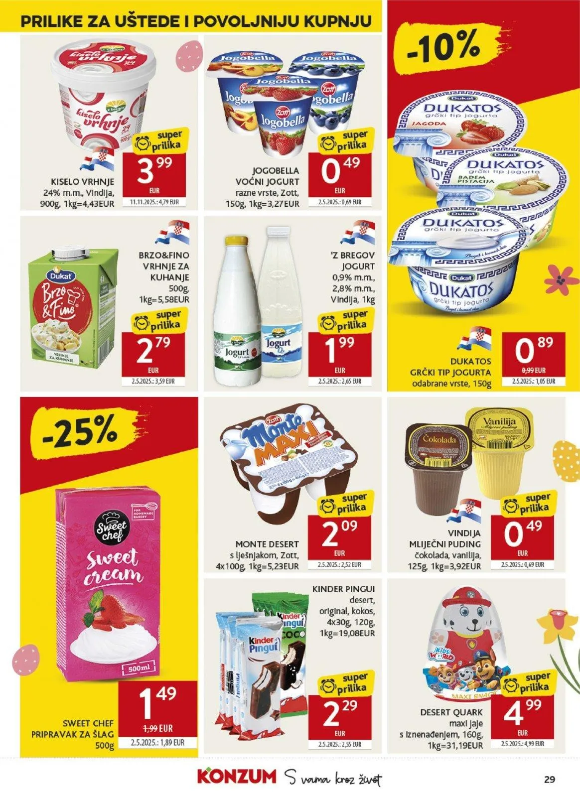 Katalog Konzum katalog do 04.04.2026 od 26. ožujka do 4. travnja 2026. - Pregled Stranica 29