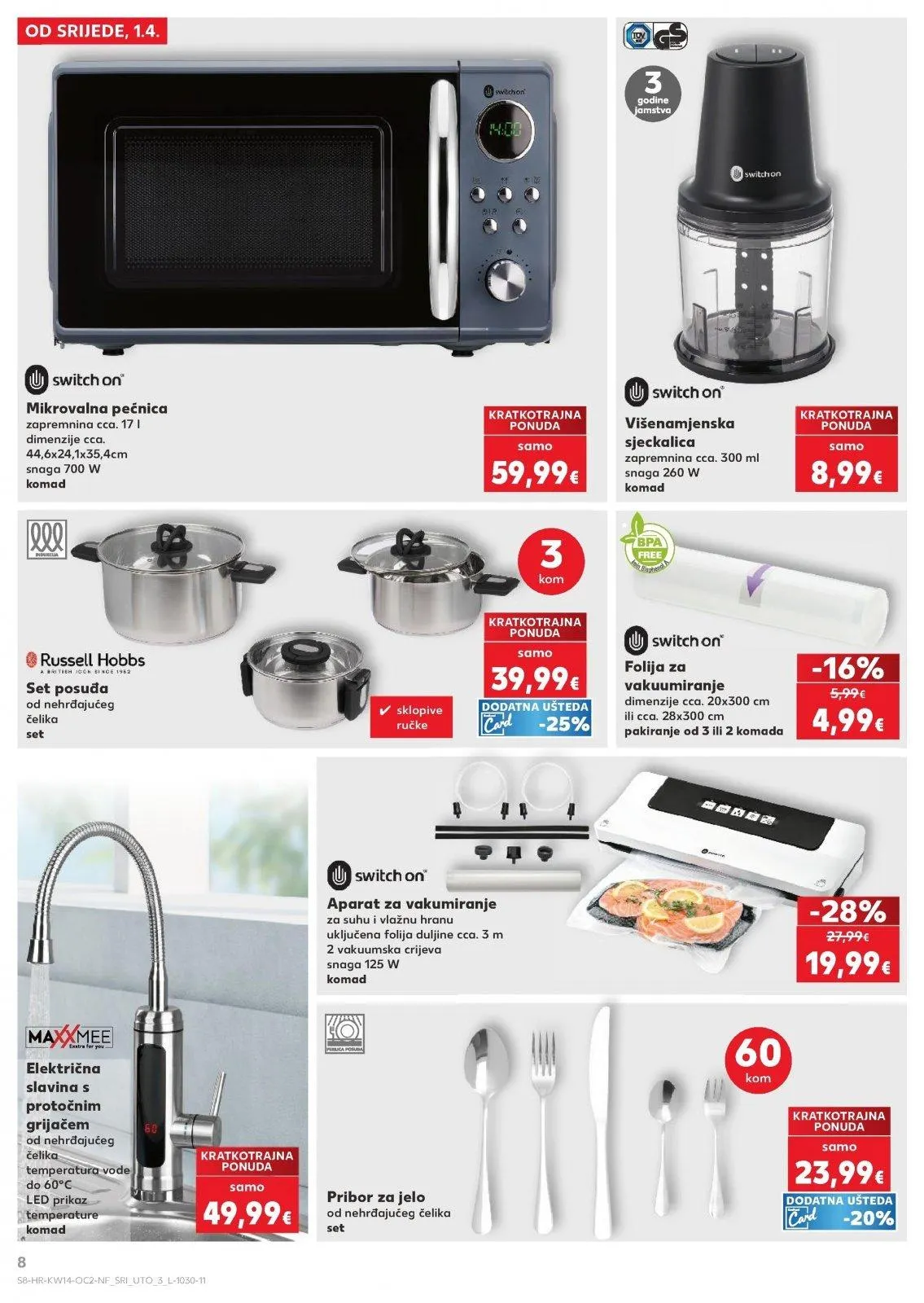 Katalog Kaufland katalog do 07.04.2026 od 1. travnja do 7. travnja 2026. - Pregled Stranica 8