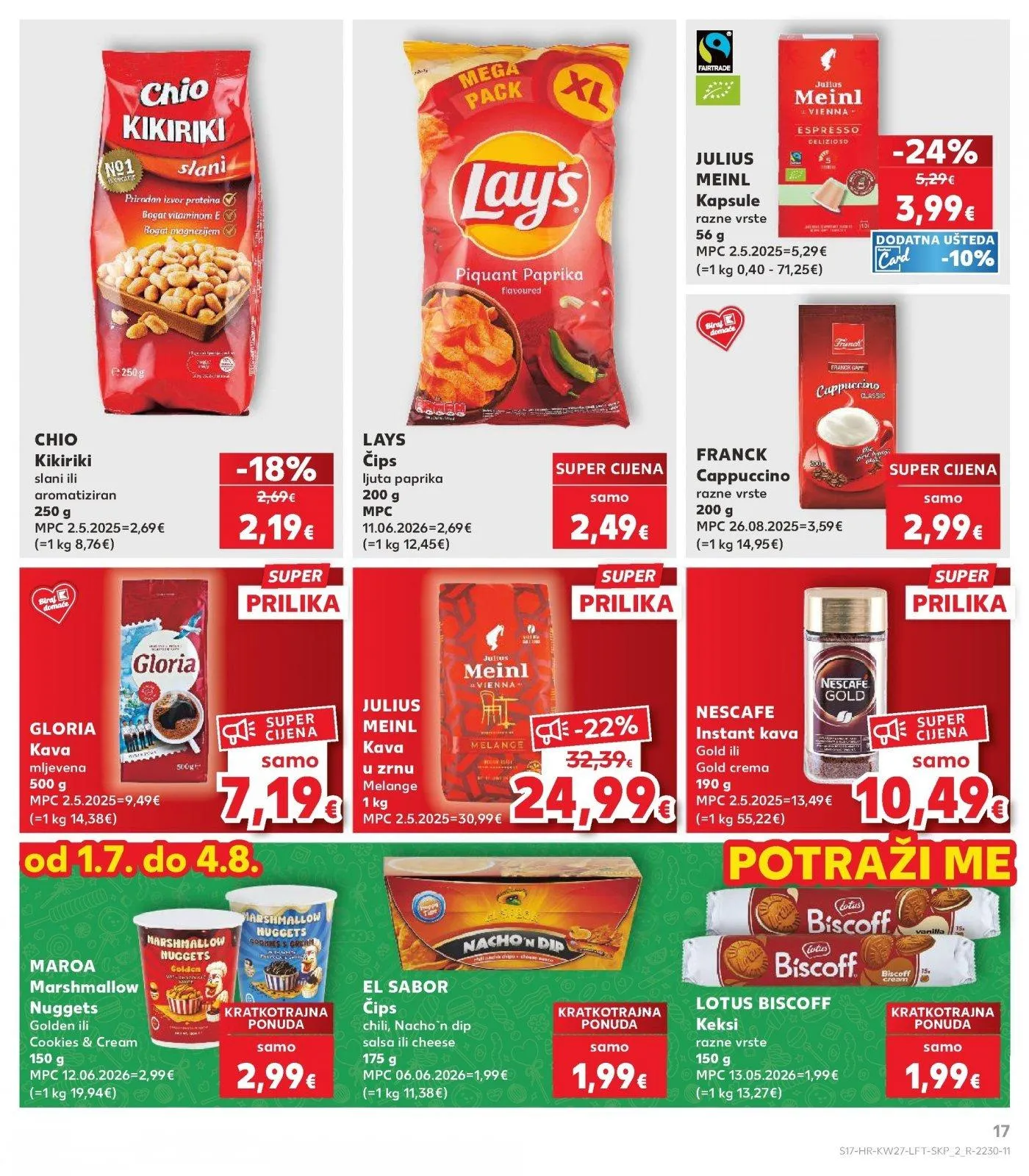 Katalog Kaufland katalog do 07.07.2026 od 1. srpnja do 7. srpnja 2026. - Pregled Stranica 17
