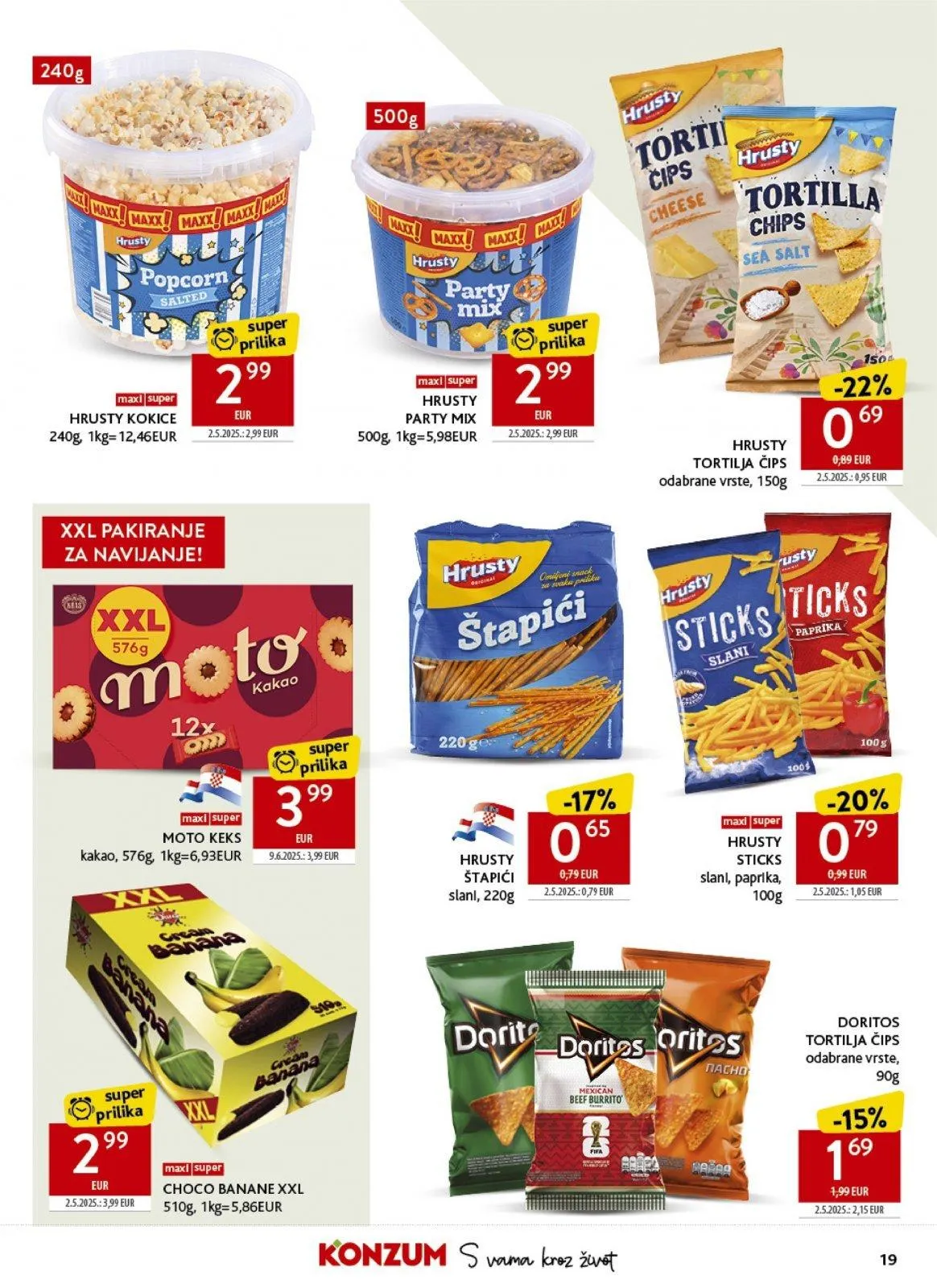 Katalog Konzum katalog do 16.06.2026 od 10. lipnja do 16. lipnja 2026. - Pregled Stranica 19