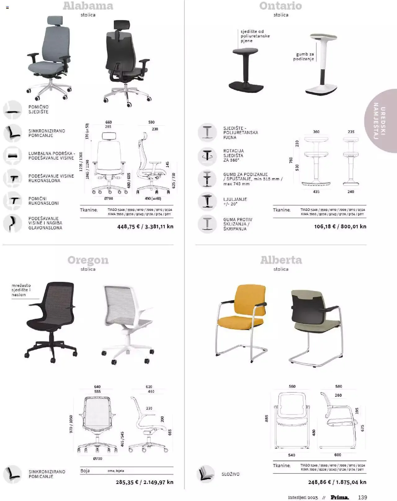 Katalog Katalog interijeri 2023 Prima od 20. veljače do 31. prosinca 2023. - Pregled Stranica 141