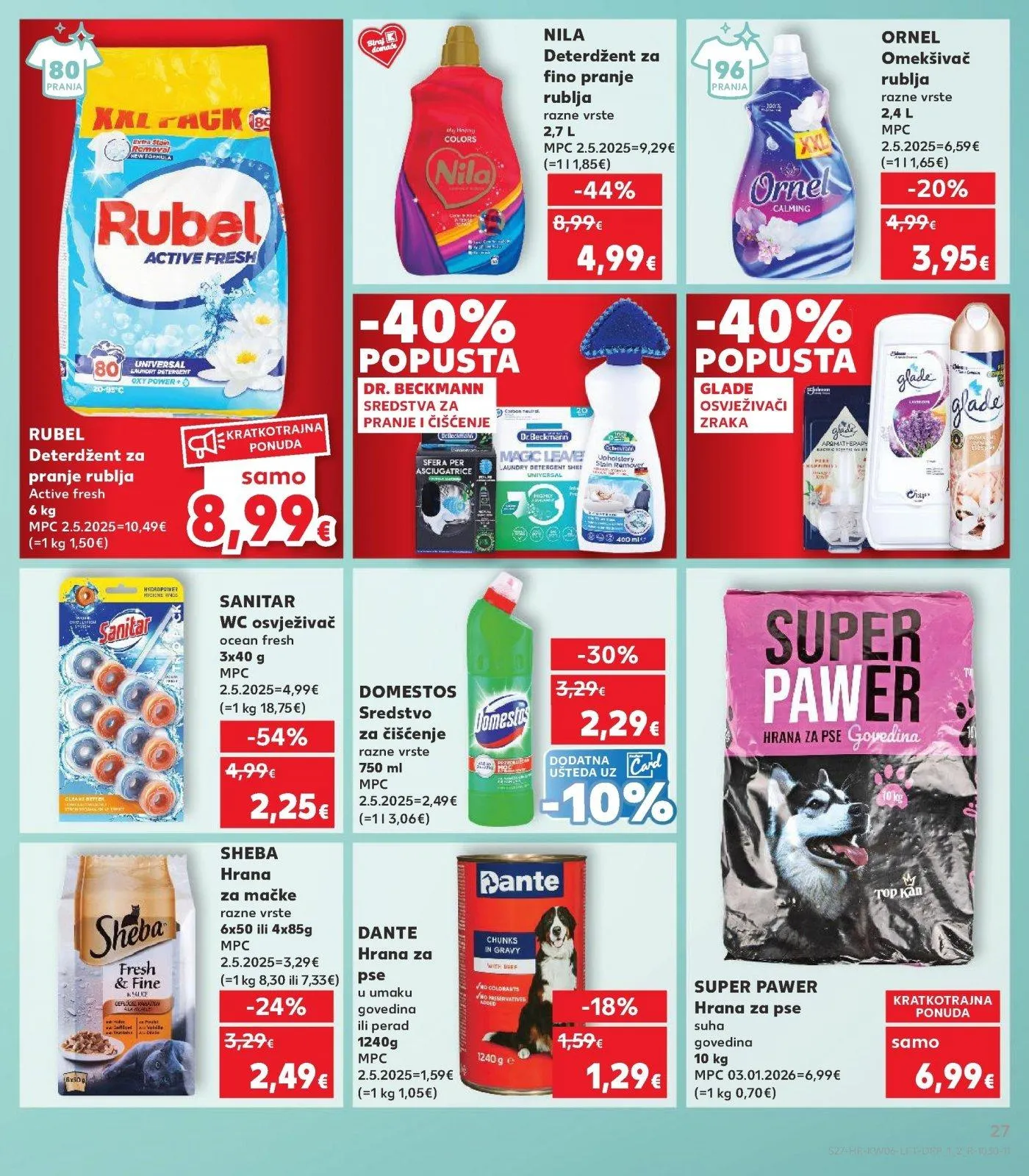Katalog Kaufland katalog do 10.02.2026 od 4. veljače do 10. veljače 2026. - Pregled Stranica 27
