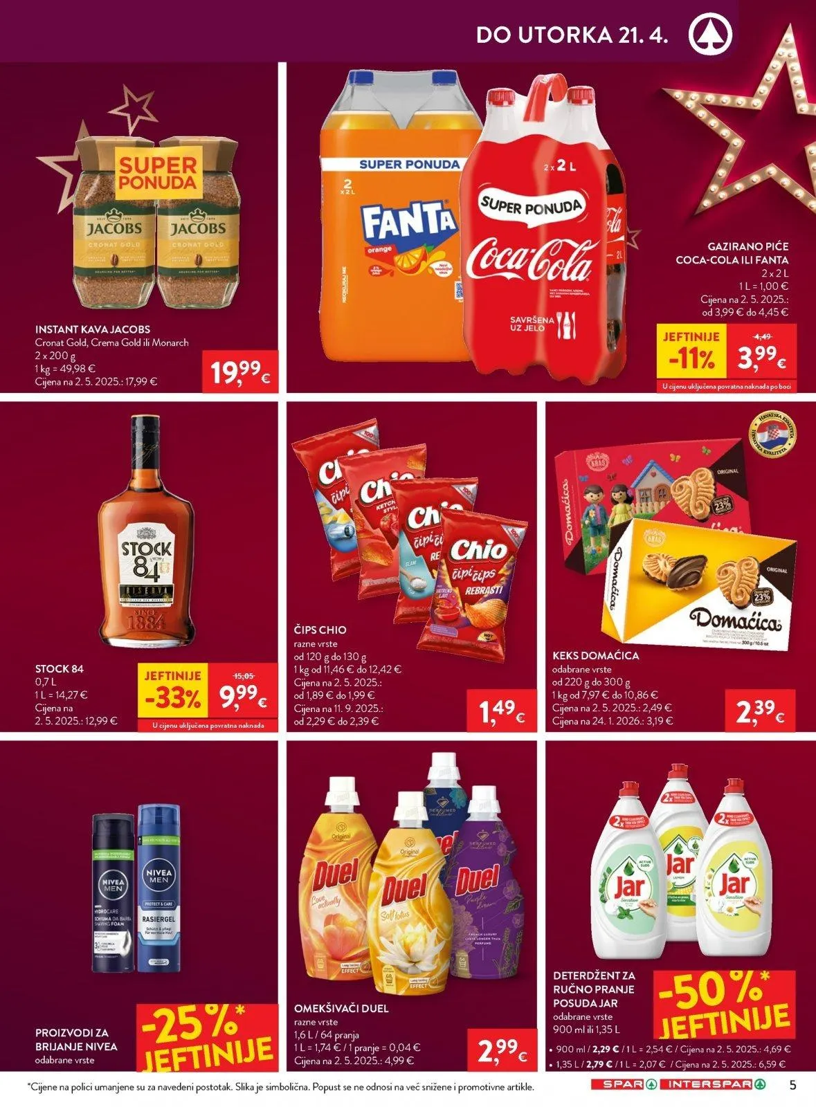 Katalog Interspar katalog do 21.04.2026 od 16. travnja do 21. travnja 2026. - Pregled Stranica 5