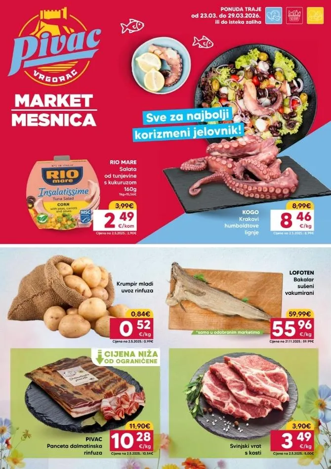 Katalog Pivac katalog do 29.03.2026 od 23. ožujka do 29. ožujka 2026. - Pregled Stranica 1