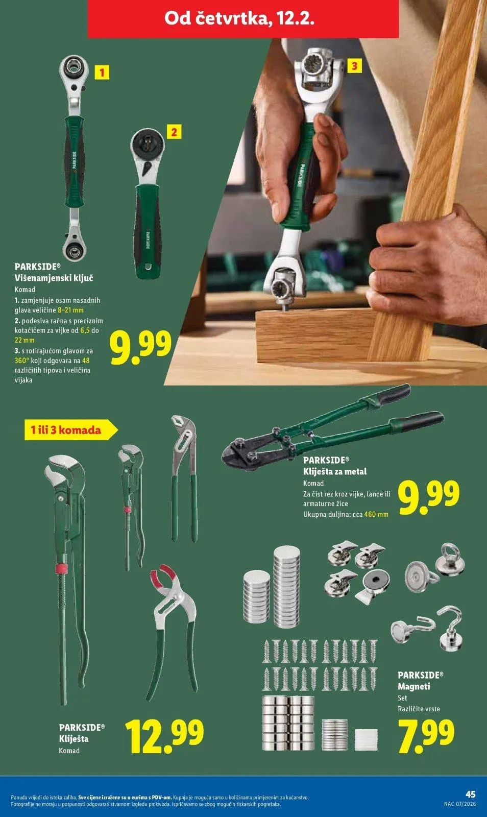 Katalog Lidl katalog do 14.02.2026 od 5. veljače do 14. veljače 2026. - Pregled Stranica 45