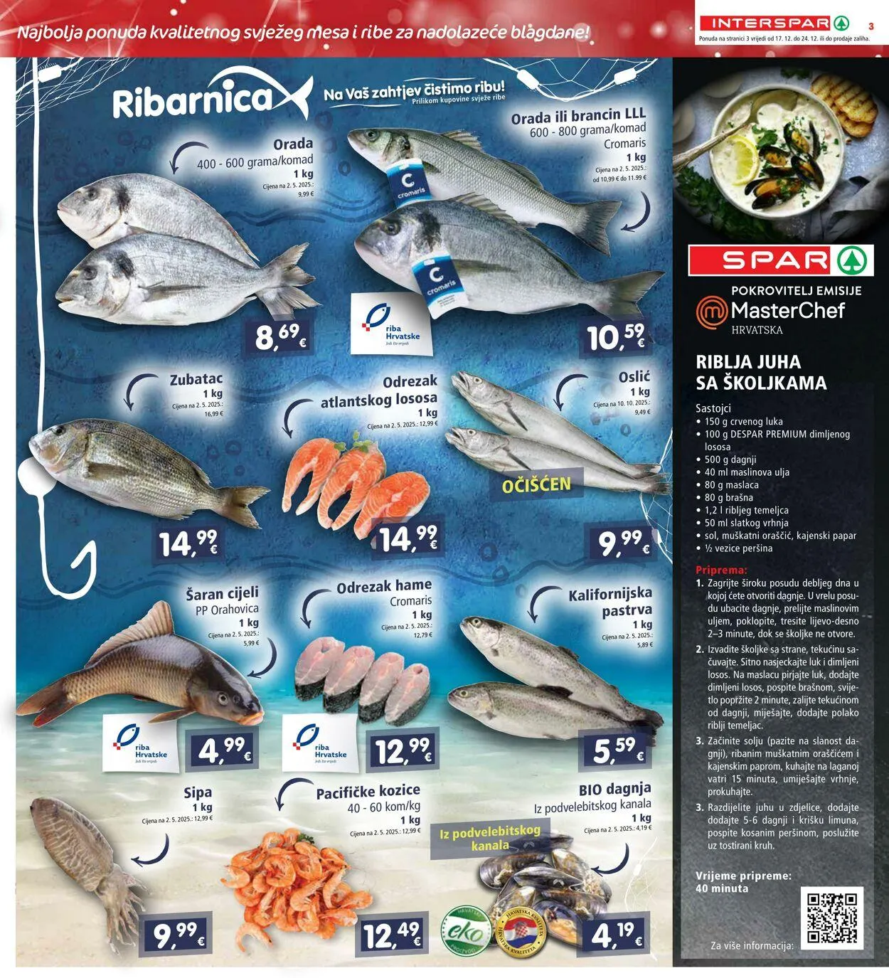 Katalog Spar od 17. prosinca do 23. prosinca 2025. - Pregled Stranica 3