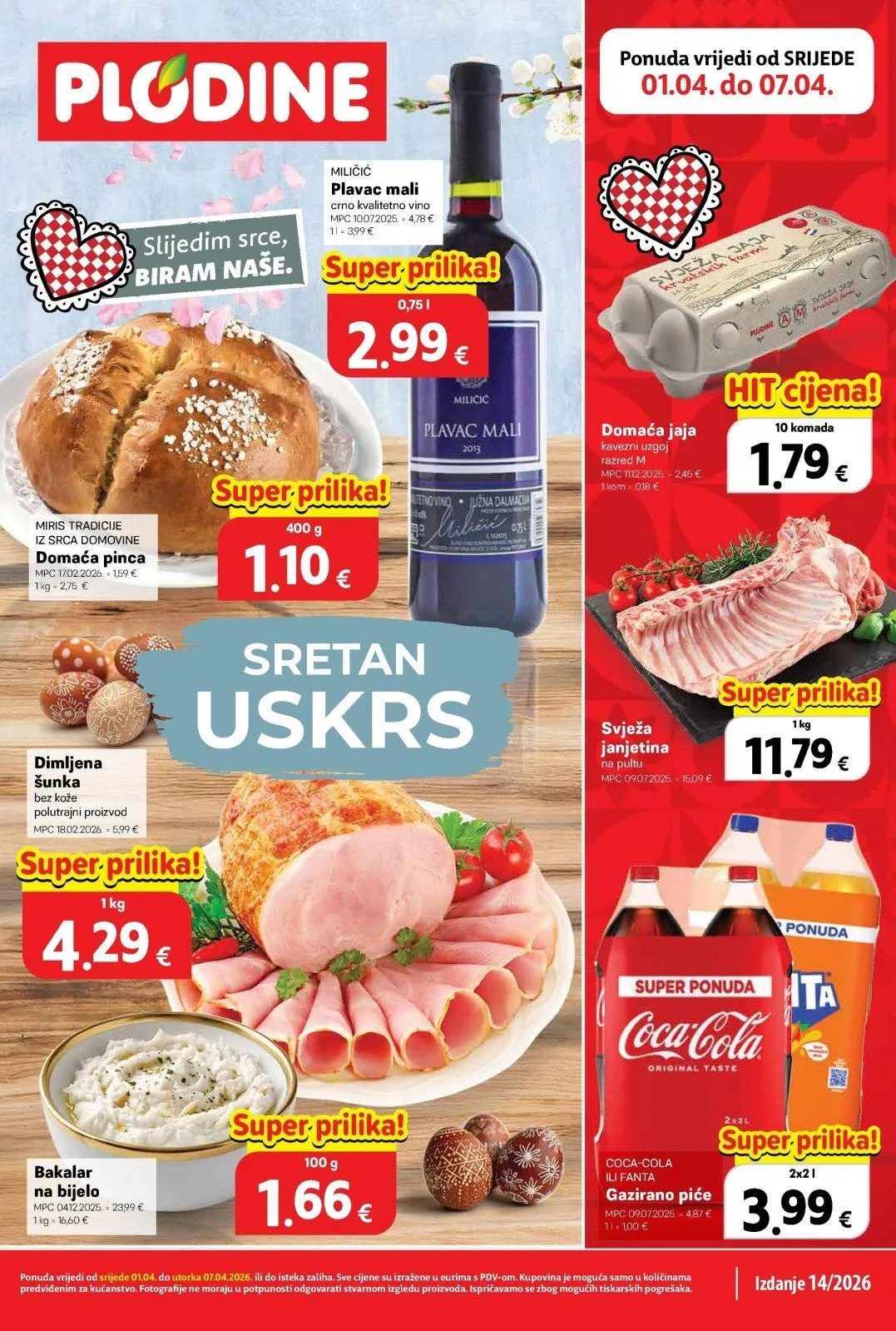 Katalog Plodine katalog do 07.04.2026 od 1. travnja do 7. travnja 2026. - Pregled Stranica 1