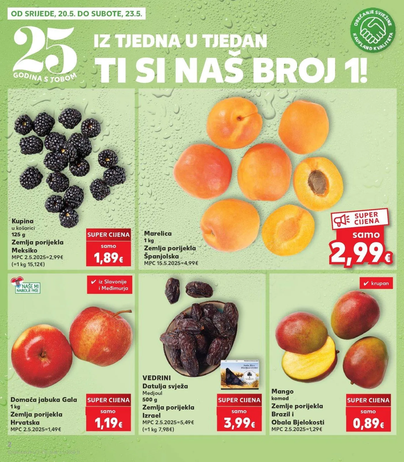 Katalog Kaufland katalog do 26.05.2026 od 20. svibnja do 26. svibnja 2026. - Pregled Stranica 2