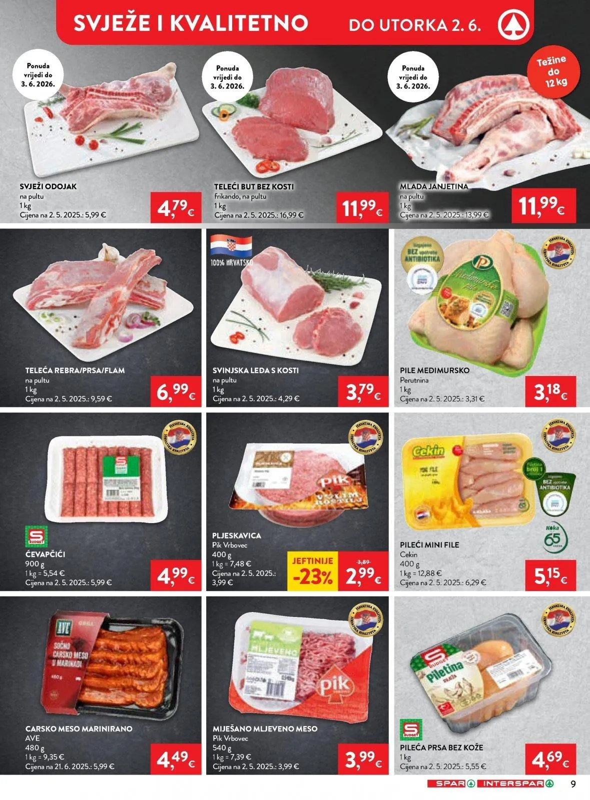Katalog Interspar katalog do 02.06.2026 od 28. svibnja do 2. lipnja 2026. - Pregled Stranica 9