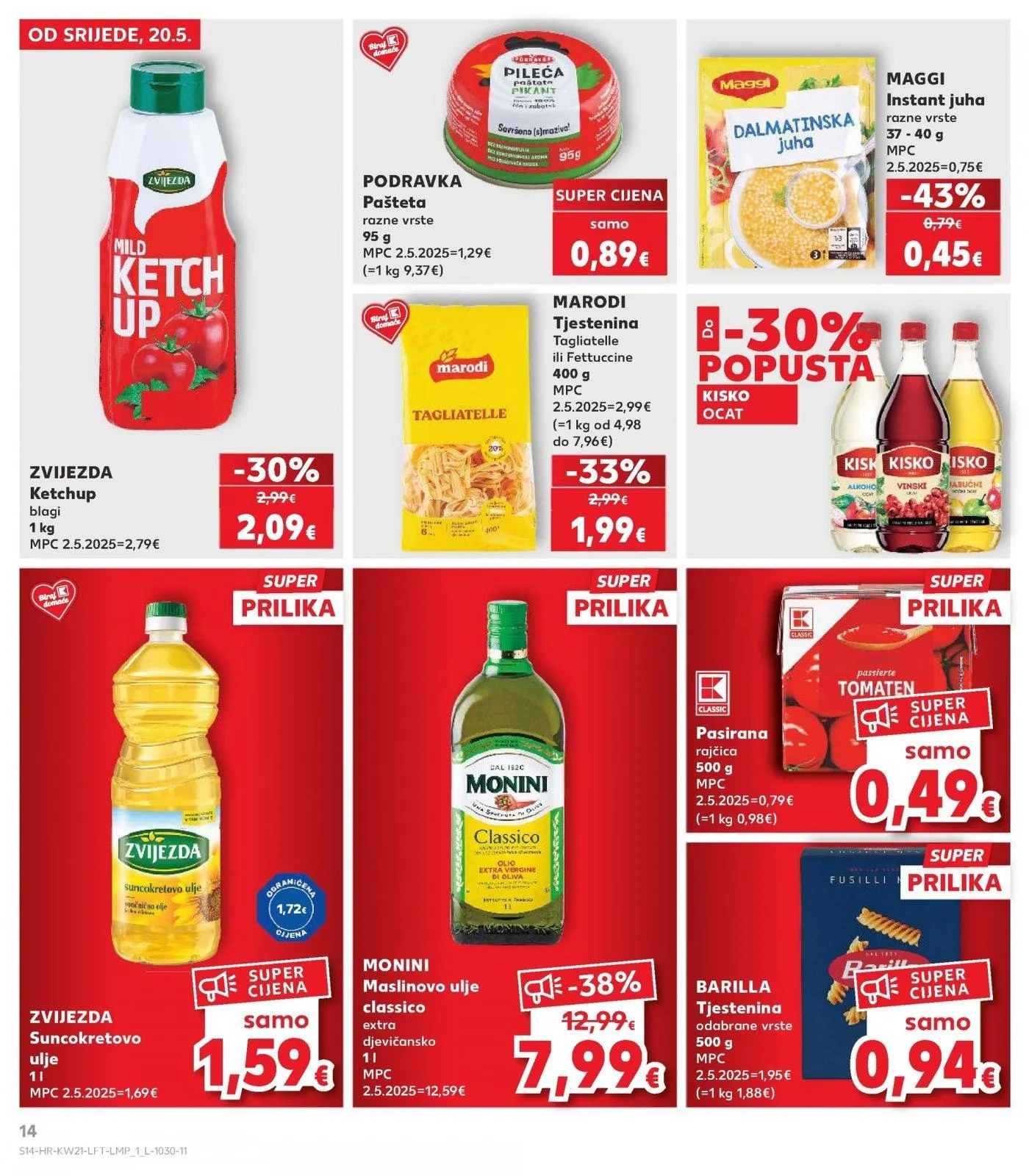 Katalog Kaufland katalog do 26.05.2026 od 20. svibnja do 26. svibnja 2026. - Pregled Stranica 14