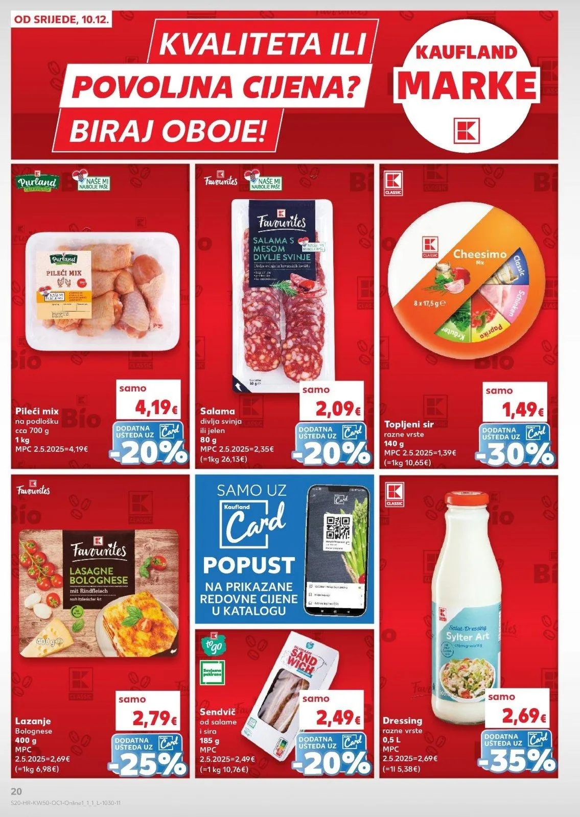Katalog Kaufland katalog do 16.12.2025 od 10. prosinca do 16. prosinca 2025. - Pregled Stranica 20