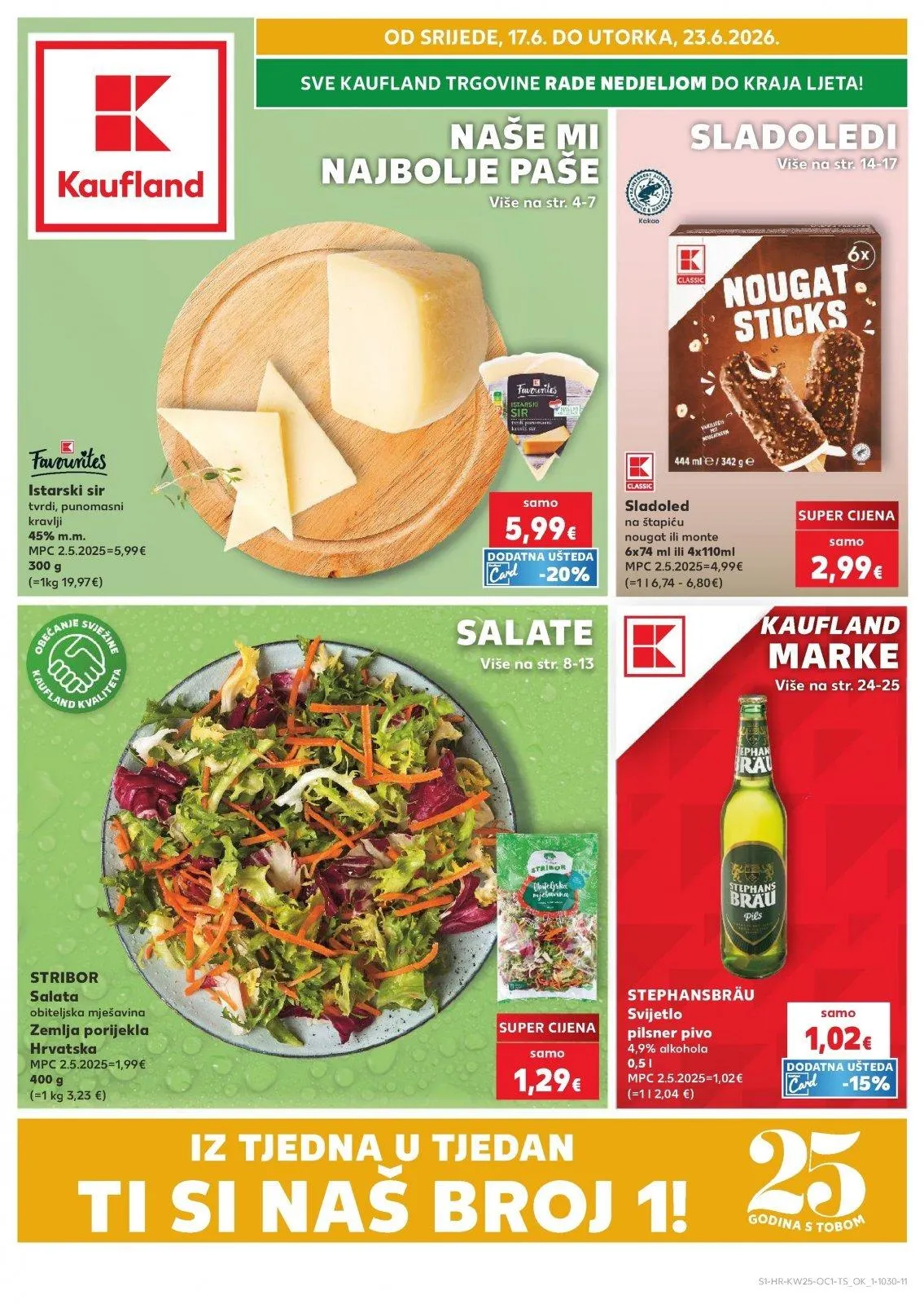 Katalog Kaufland katalog do 23.06.2026 od 17. lipnja do 23. lipnja 2026. - Pregled Stranica 1