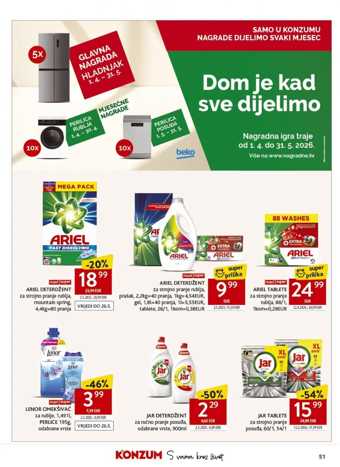 Katalog Konzum katalog do 12.05.2026 od 7. svibnja do 12. svibnja 2026. - Pregled Stranica 51