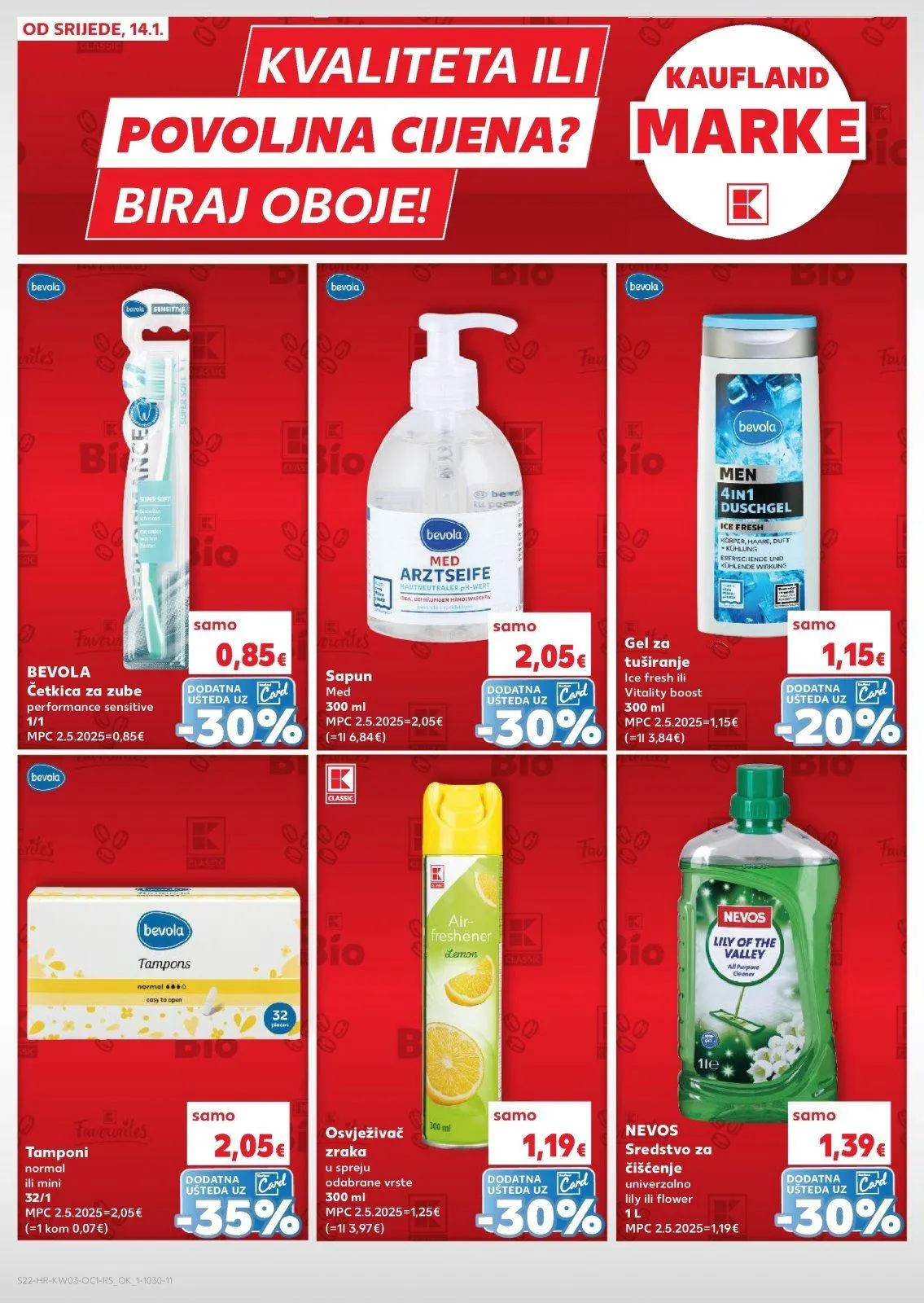 Katalog Kaufland katalog do 20.01.2026 od 14. siječnja do 20. siječnja 2026. - Pregled Stranica 22