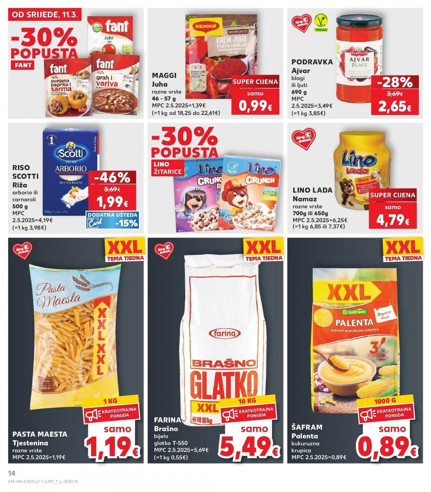 Katalog Kaufland katalog do 17.03.2026 od 11. ožujka do 17. ožujka 2026. - Pregled Stranica 14