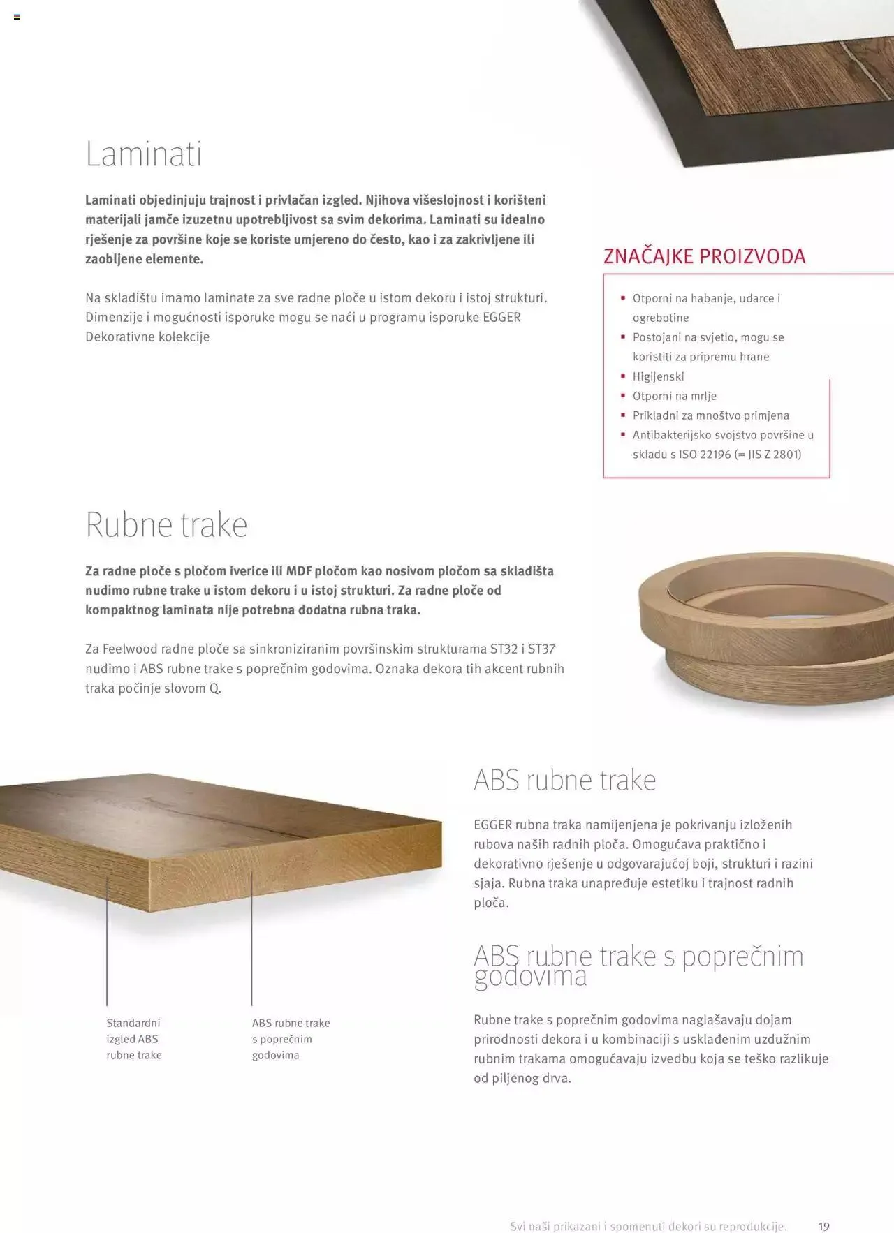 Katalog Elgrad - Egger radne ploče - Upute za preradu i dodaci od 1. travnja do 31. prosinca 2023. - Pregled Stranica 19