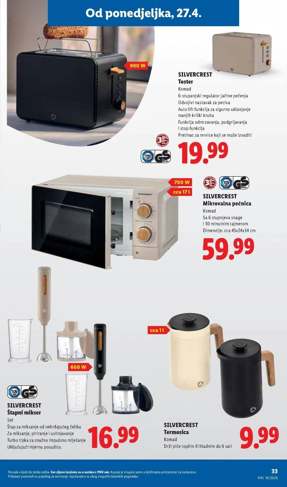 Katalog Lidl katalog do 03.05.2026 od 23. travnja do 3. svibnja 2026. - Pregled Stranica 33