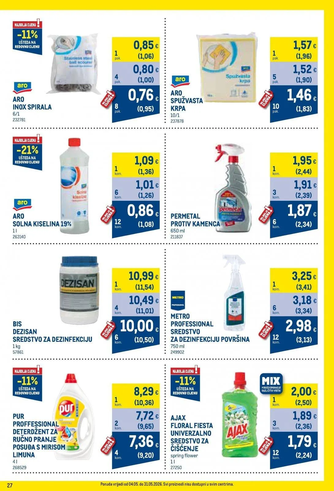 Katalog Metro katalog do 01.06.2026 od 8. svibnja do 1. lipnja 2026. - Pregled Stranica 27