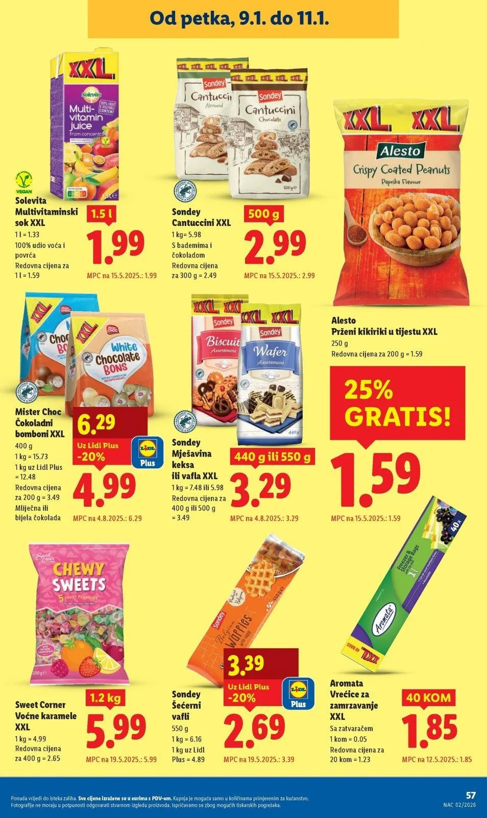 Katalog Lidl katalog do 11.01.2026 od 6. siječnja do 11. siječnja 2026. - Pregled Stranica 57