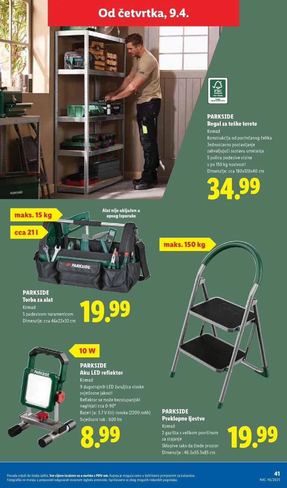 Katalog Lidl katalog do 12.04.2026 od 2. travnja do 12. travnja 2026. - Pregled Stranica 41