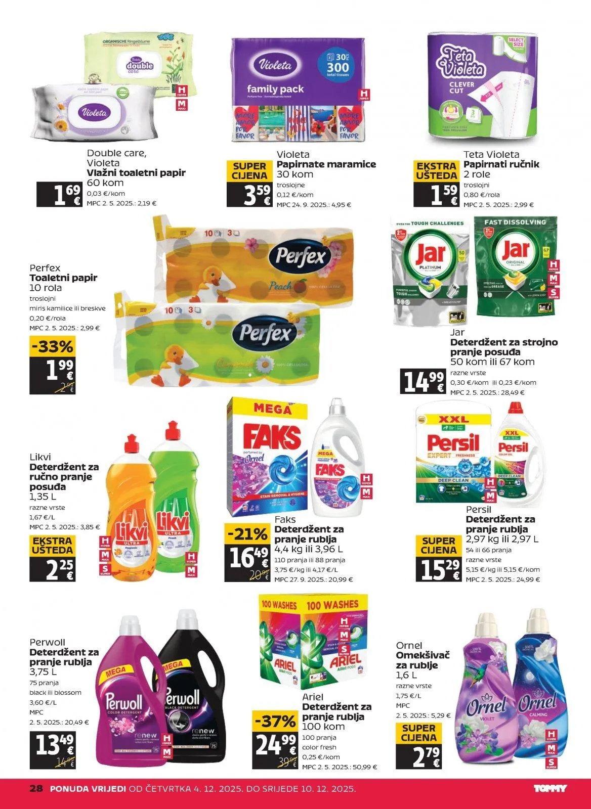 Katalog Tommy katalog do 10.12.2025 od 4. prosinca do 10. prosinca 2025. - Pregled Stranica 28