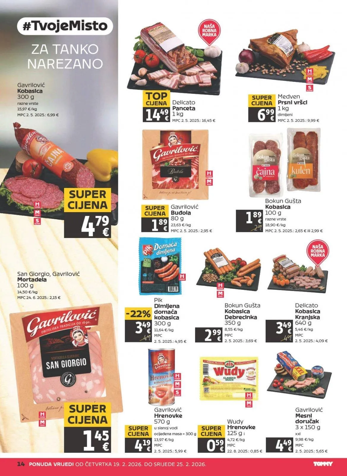 Katalog Tommy katalog do 25.02.2026 od 19. veljače do 25. veljače 2026. - Pregled Stranica 14