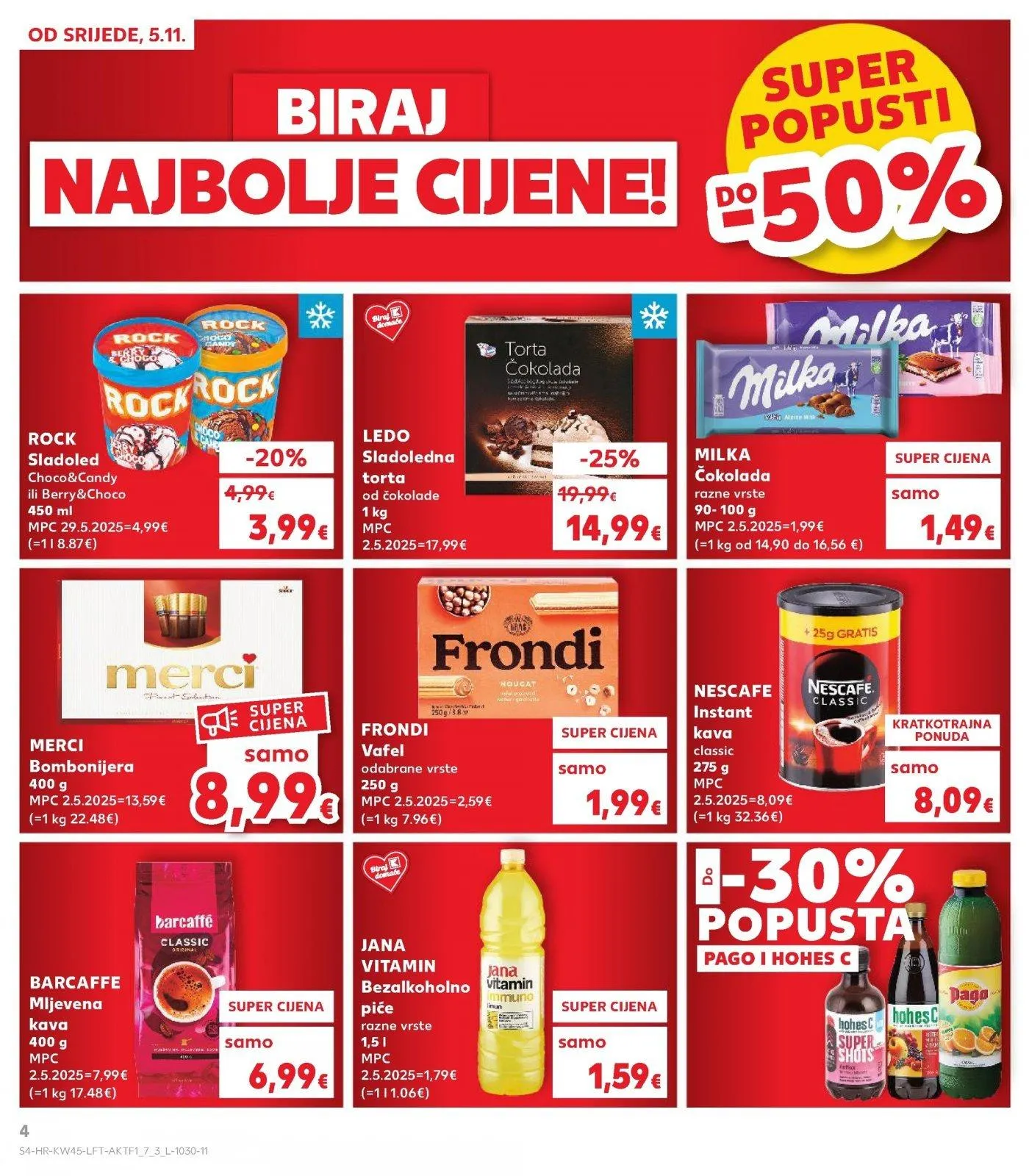 Katalog Kaufland katalog do 11.11.2025 od 5. studenoga do 11. studenoga 2025. - Pregled Stranica 4